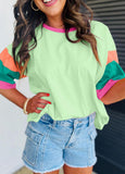 Karly Color Block Tee