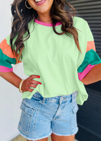 Karly Color Block Tee