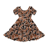 RETRO CAMO | Twirl Dress w/ Shorts